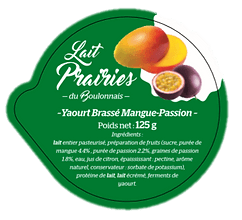 Yaourt Mangue Passion - Lait prairies du boulonnais