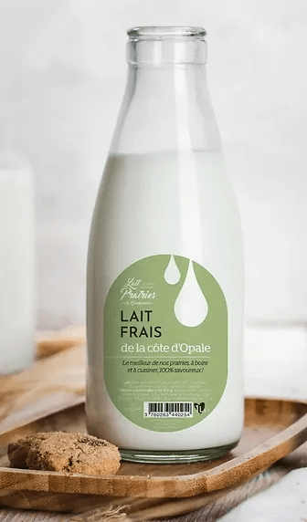 Lait stérilisé 1L - Lait prairies du boulonnais