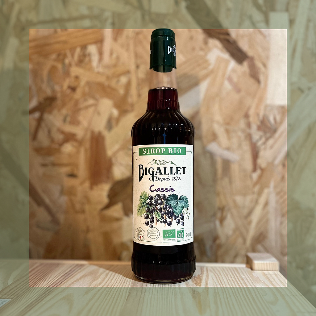 Sirop de cassis bio 70CL - Bigallet