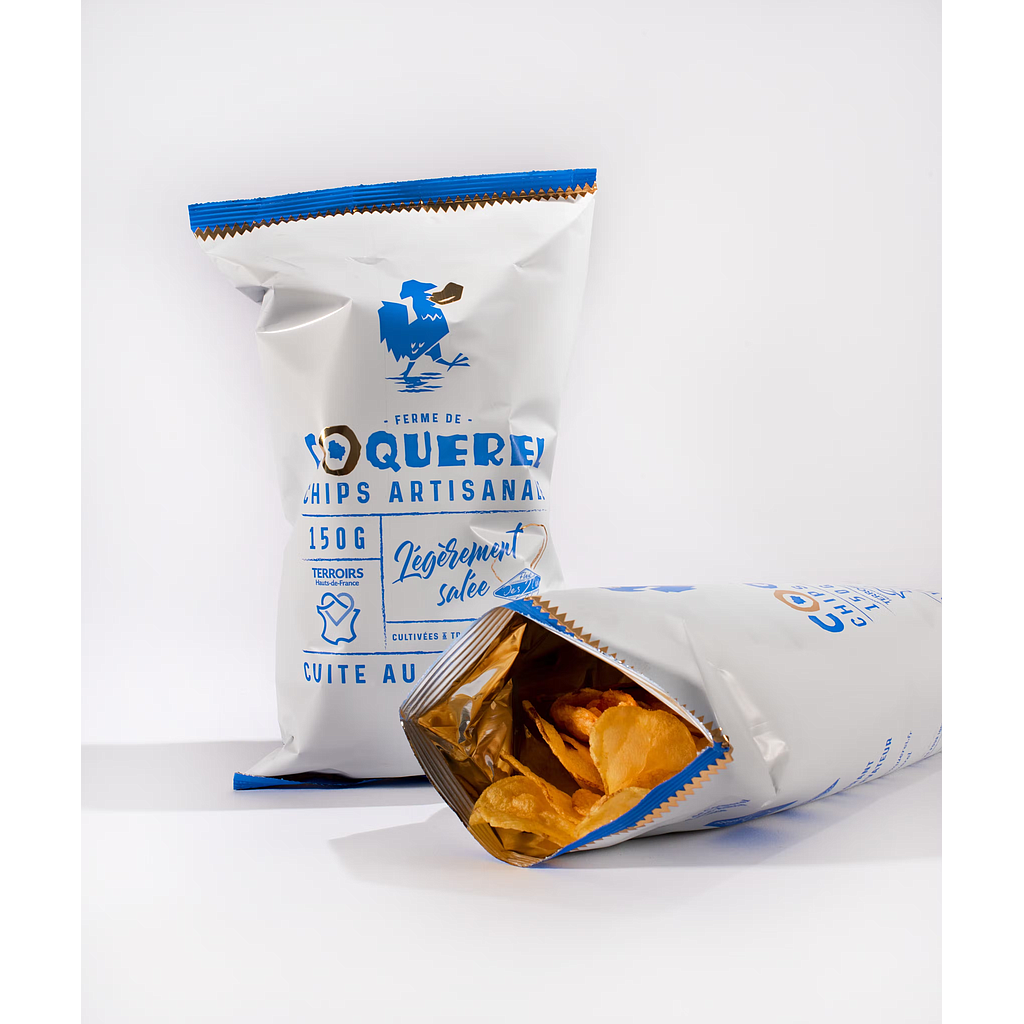 La Chips Coquerel - Ondulée Legerement Salée