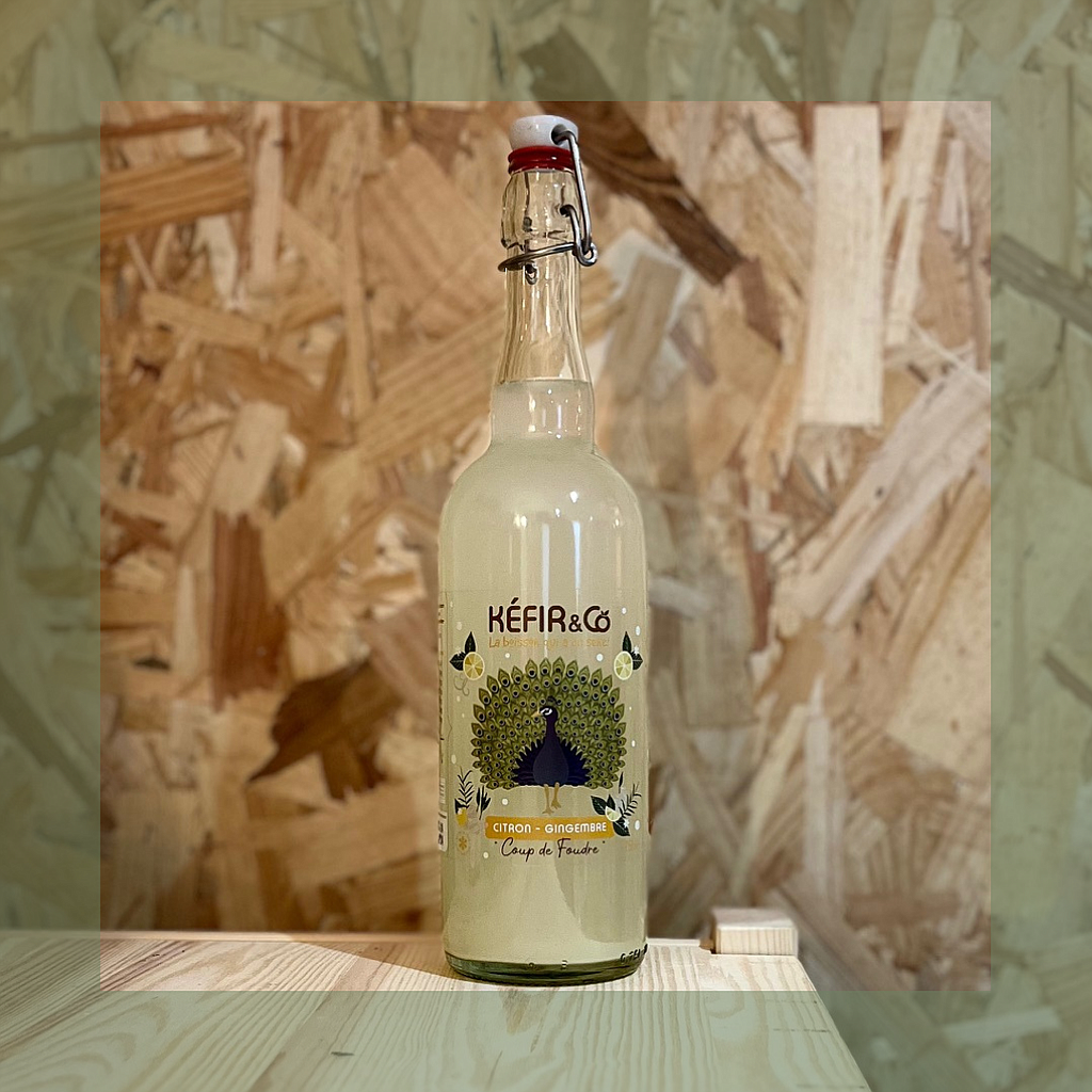Kéfir De Fruits Citron Gingembre Bio 75Cl