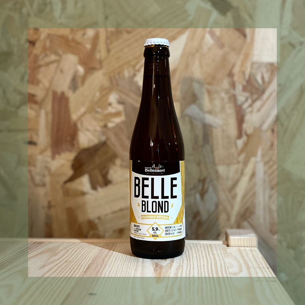 Bière Belleblond - Blonde 5,9% - Brasserie Bellenaert - Bio 33Cl