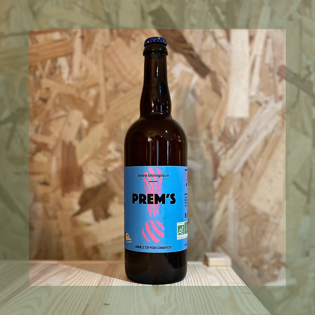 Bière Prem'S Tandem - Pils 4.2° Bio 75Cl
