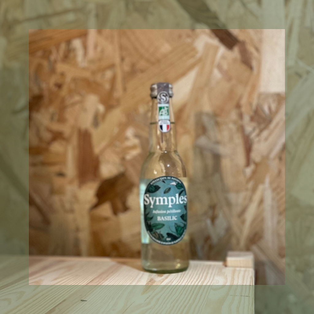 Infusion pétillante basilic bio 33Cl - Symples