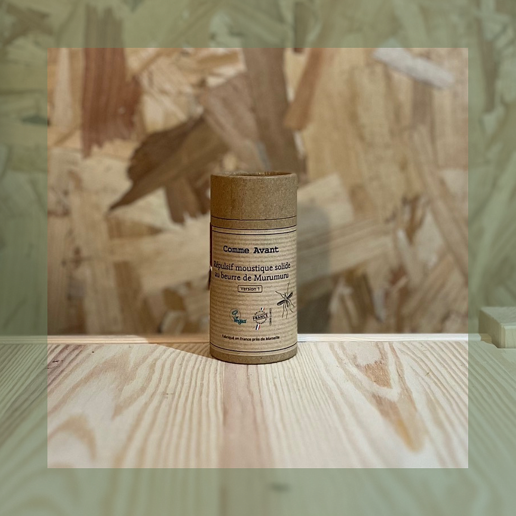 Répulsif moustique naturel solide au beurre de murumuru - Comme Avant
