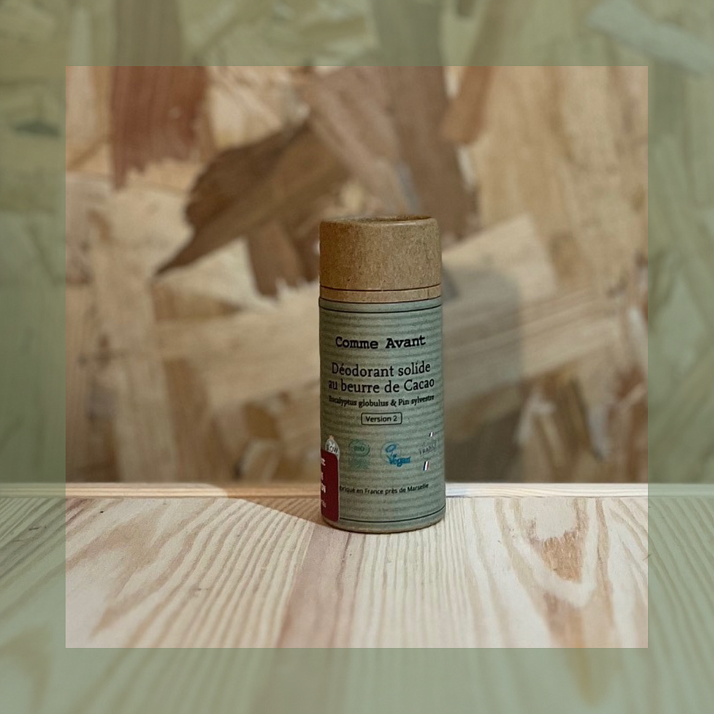 Déodorant Naturel Solide Eucalyptus &amp; Pin Sylvestre - Comme Avant