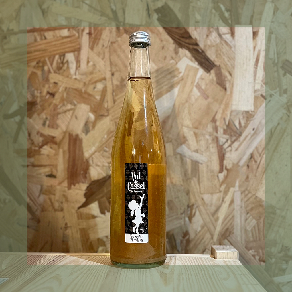 Jus de pomme val de Cassel 75CL - La pommeraie d'Oxelaëre