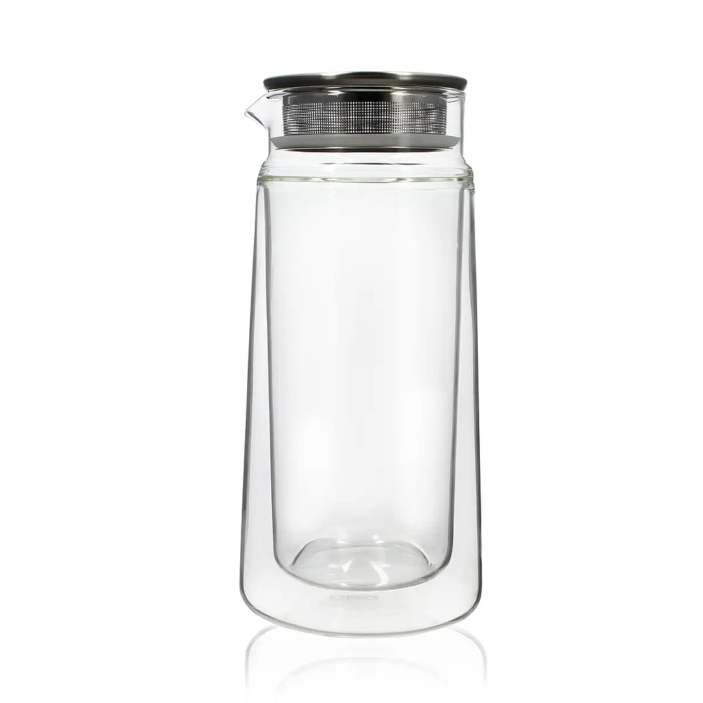 Carafe Viktor En Verre Double Paroi Et Couvercle Infuseur 650Ml