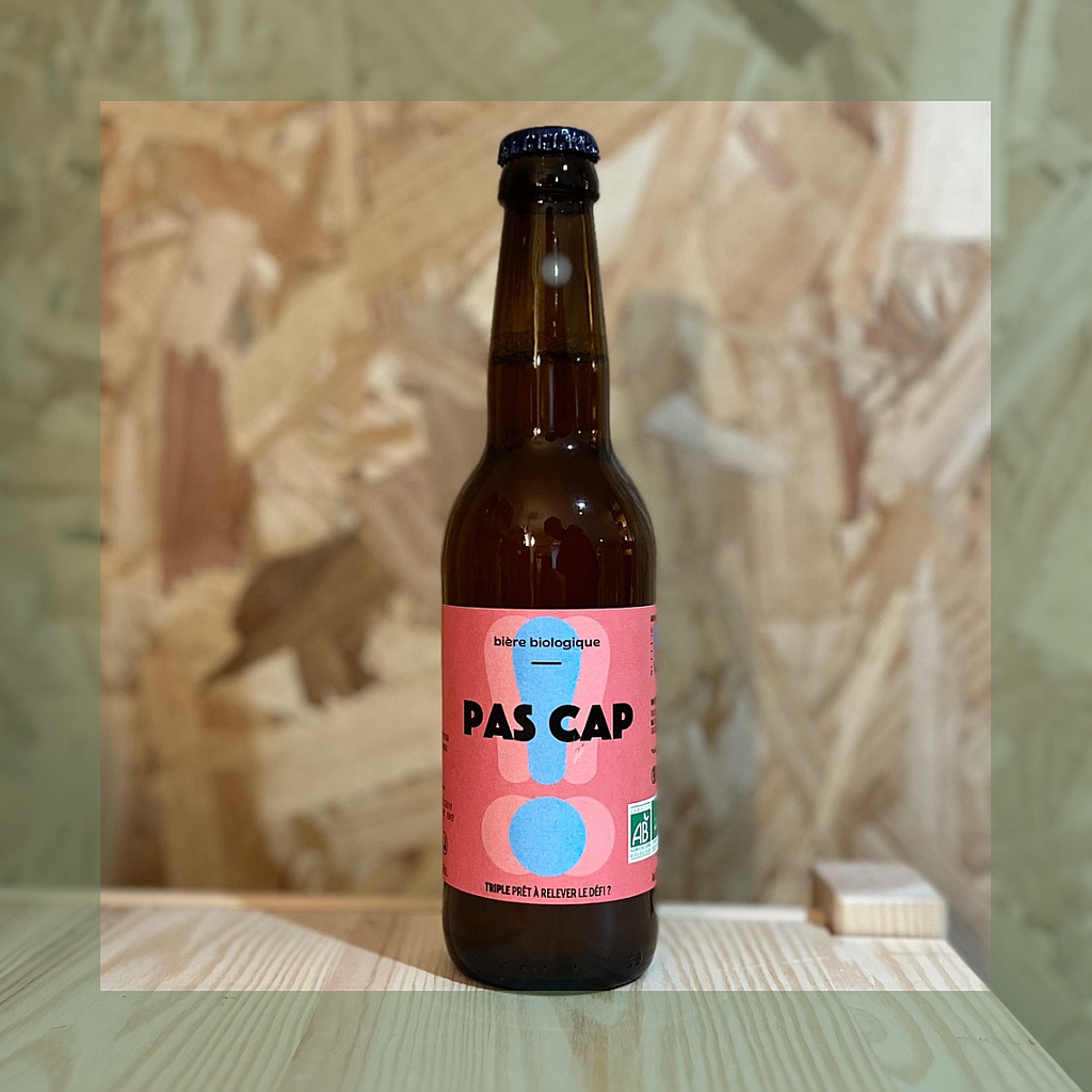 Bière Pas Cap Tandem - Triple 8° Bio 33Cl
