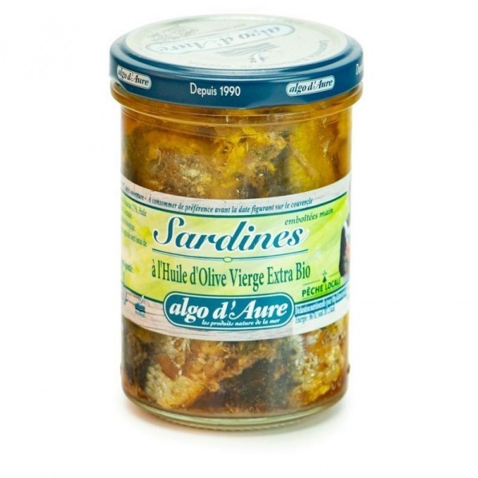 Sardines À L'Huile D'Olive - Bocal Verre 190G