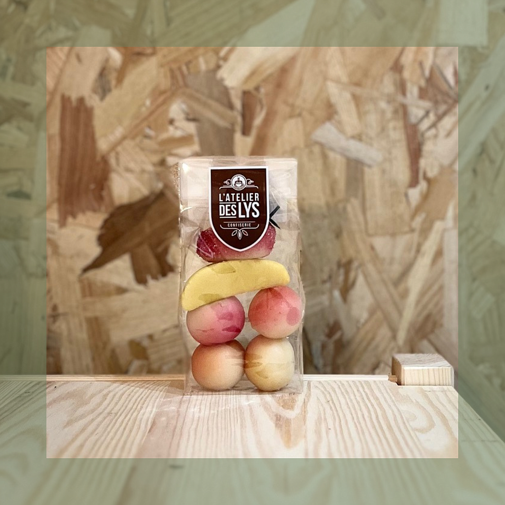 Fruits déguisés pâte d'amande 150g - L'atelier des Lys