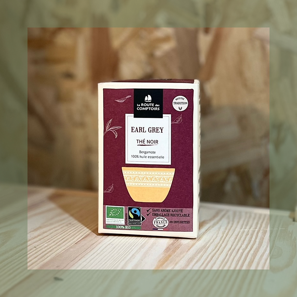 Thé Noir Earl Grey Bergamote Bio Infusette
