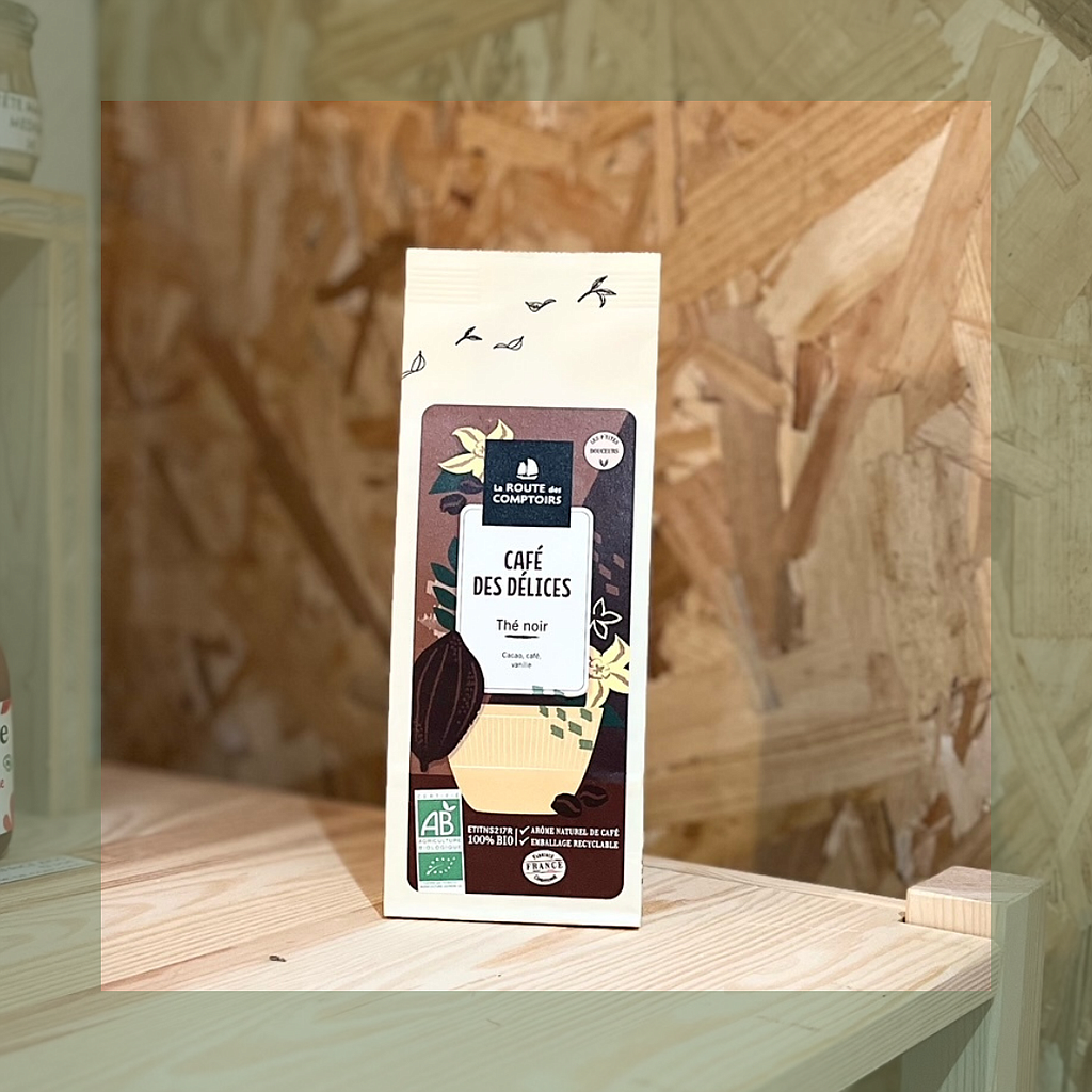 Thé Noir Café Des Délices Bio 100G