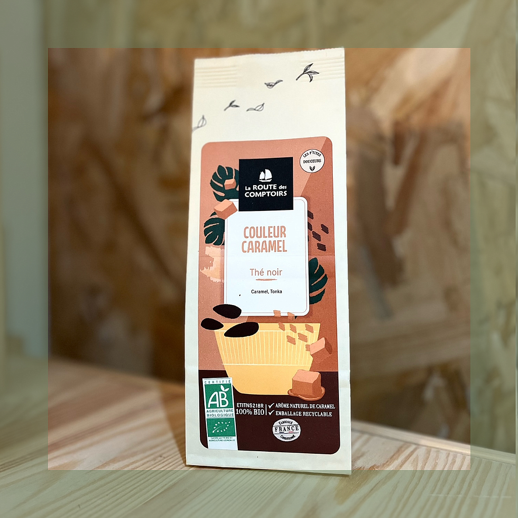 Thé Noir Couleur Caramel Bio 100G