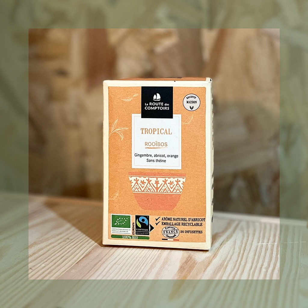 Rooïbos tropical bio infusettes - La route des comptoirs