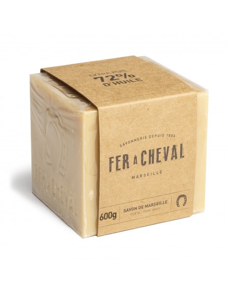 Savon de Marseille cube huile végétale 600g - Fer à cheval