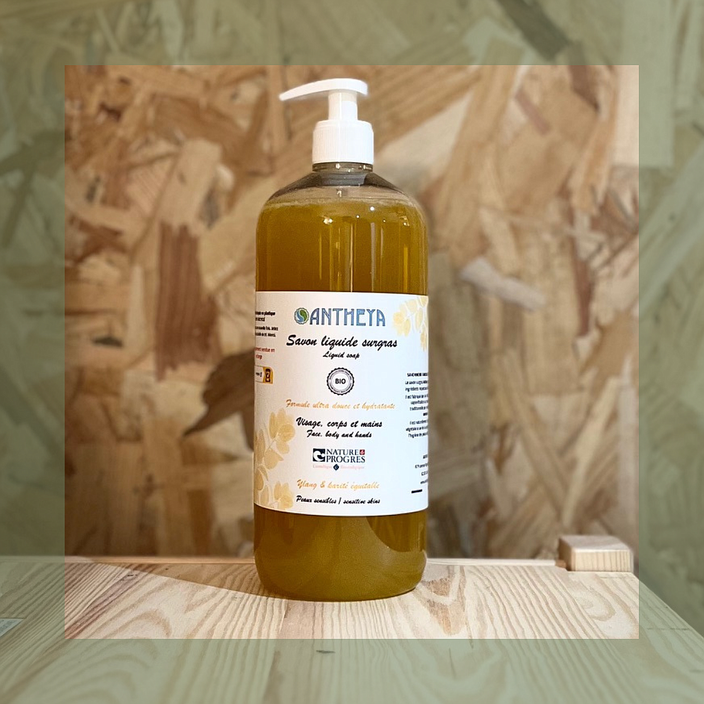 Savon liquide ylang ylang 1L - Antheya