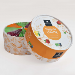 Collection festive, assortiment de 8 thés et infusions gourmandes bio