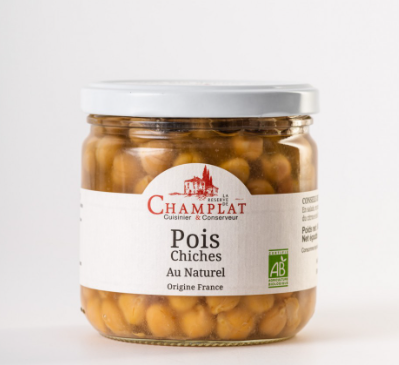 Pois chiches au naturel 240G bio - Champlat