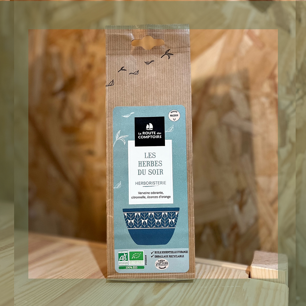 Infusion herboristerie les herbes du soir bio 50G