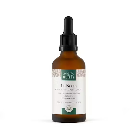 Huile de Neem naturel bio 50ml - Le Comptoir Des Huiles