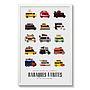 Affiche collector Famous Baraques A Frites